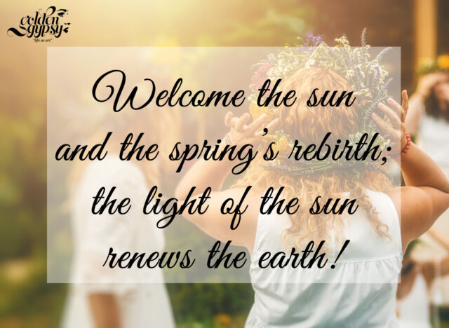 Celebrate spring solstice!